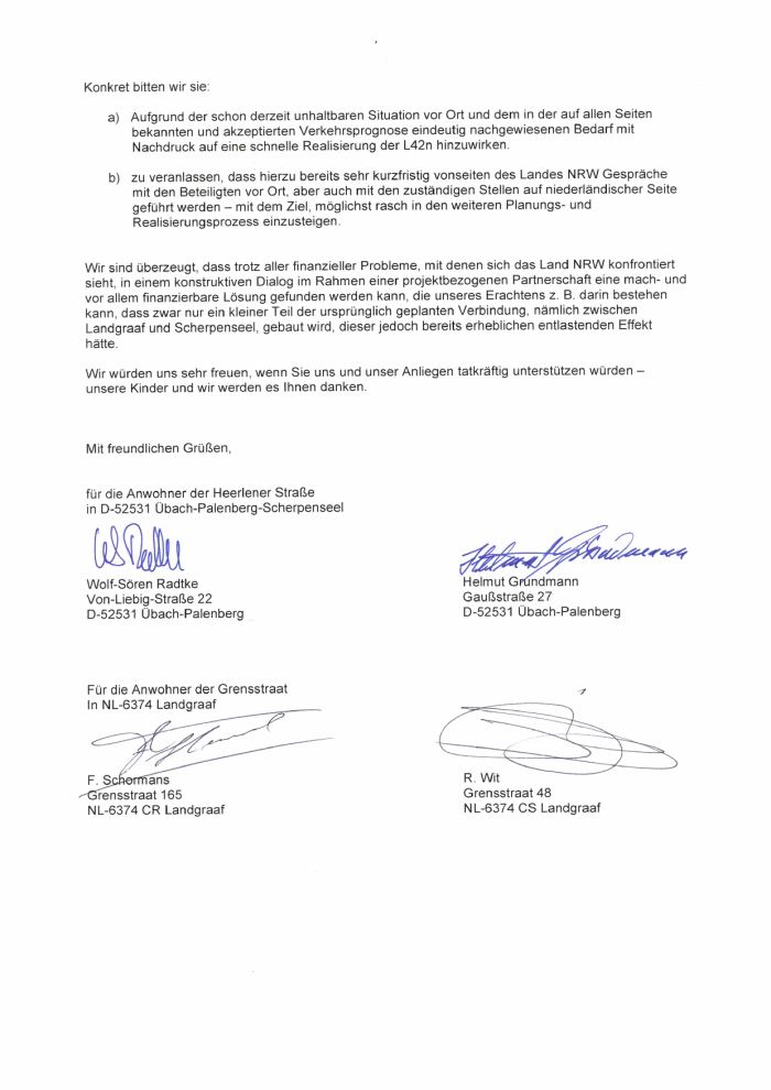 Gemeinsame Petition L42n - Seite 2