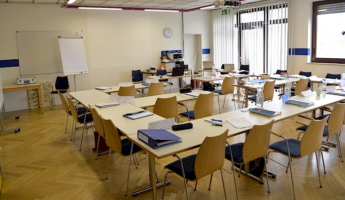 auch die Schulungsräume sind auf modernem Stand der Technik Foto: Toni Stumpf