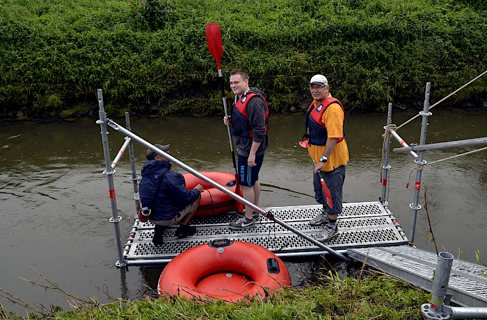 Robert Kohnen mit sichtlicher Anspannung kurz vor der wilden Fahrt (Foto: Toni Stumpf)